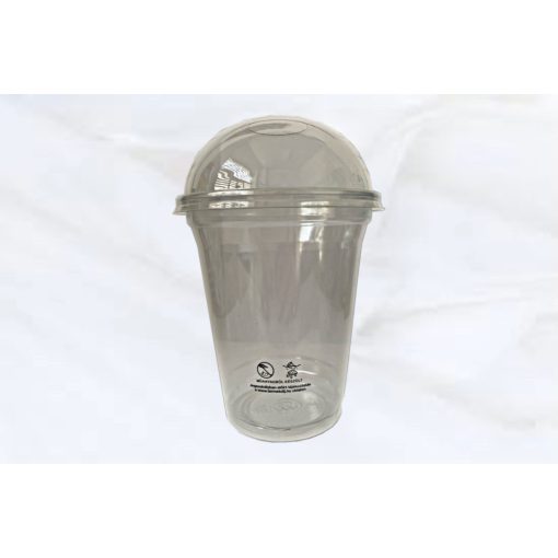 Shaker pohár- 300 ml Pet víztiszta