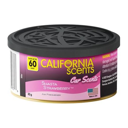 California  scents autóillatosító konzerv- Shasta strawberry